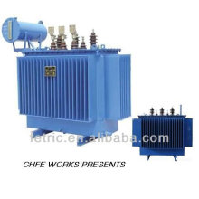 Three phase oil immersed 160kva liquid power distribution transformer